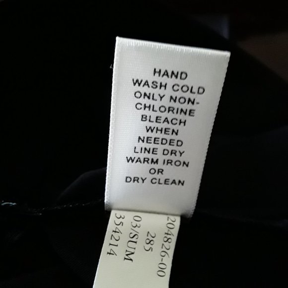 NWT SILK Banana Republic Martin Pant, Black, Sz 0 - Picture 12 of 14